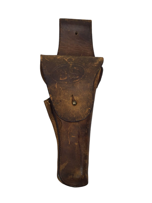 U.S. 1911 Leather Pistol Holster marked "Folsom Sporting Goods"
