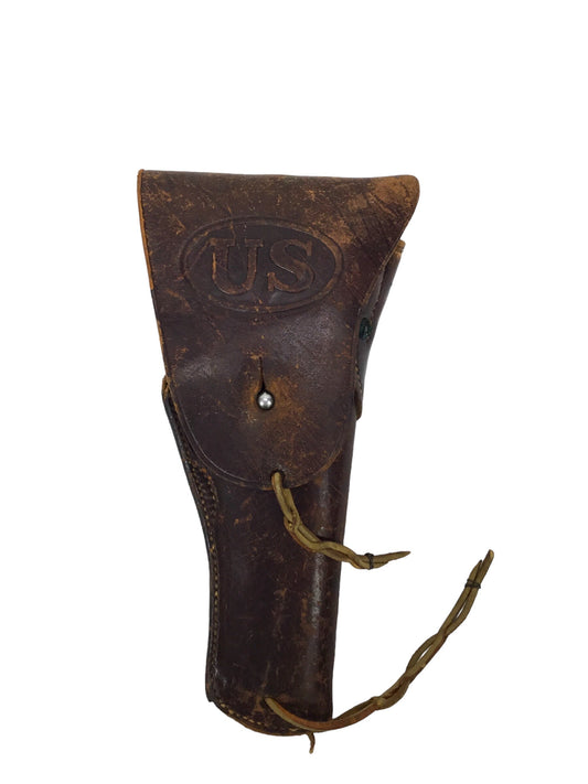 U.S. 1911 Leather Pistol Holster marked "S.&R., T.M.U."