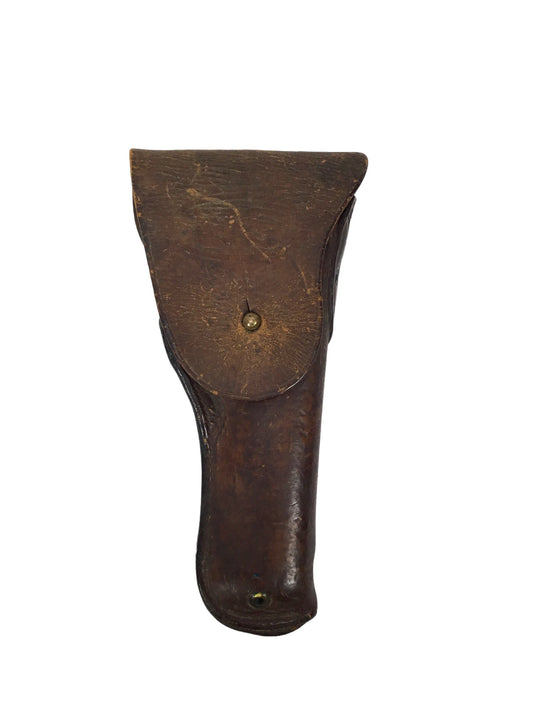 U.S. 1911 Leather Pistol Holster marked "U.S." on flap, further marked "Harpham Bros."