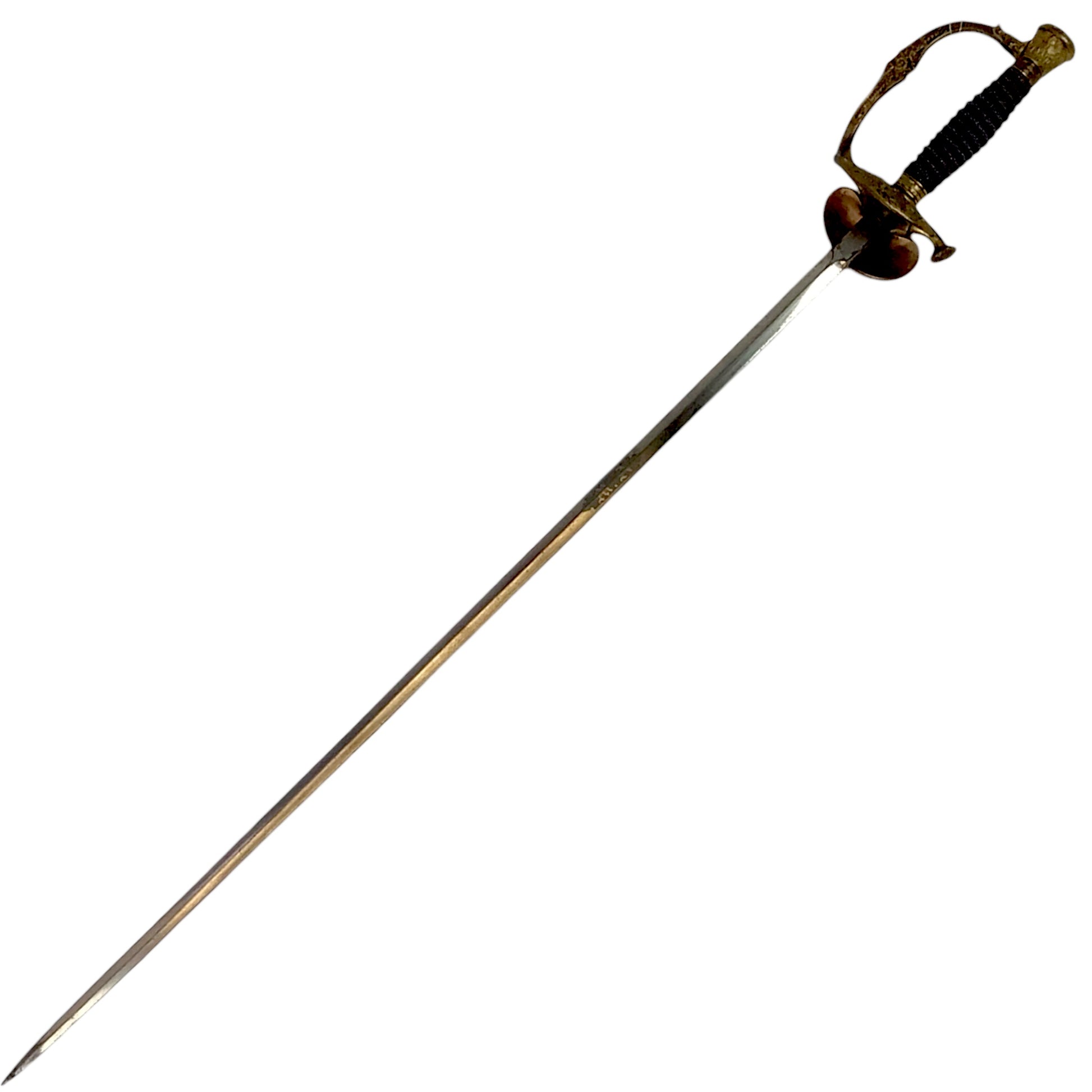 U.S. Civil War 1860 Staff Officer Sword by M.C. Lilley – No Sheath