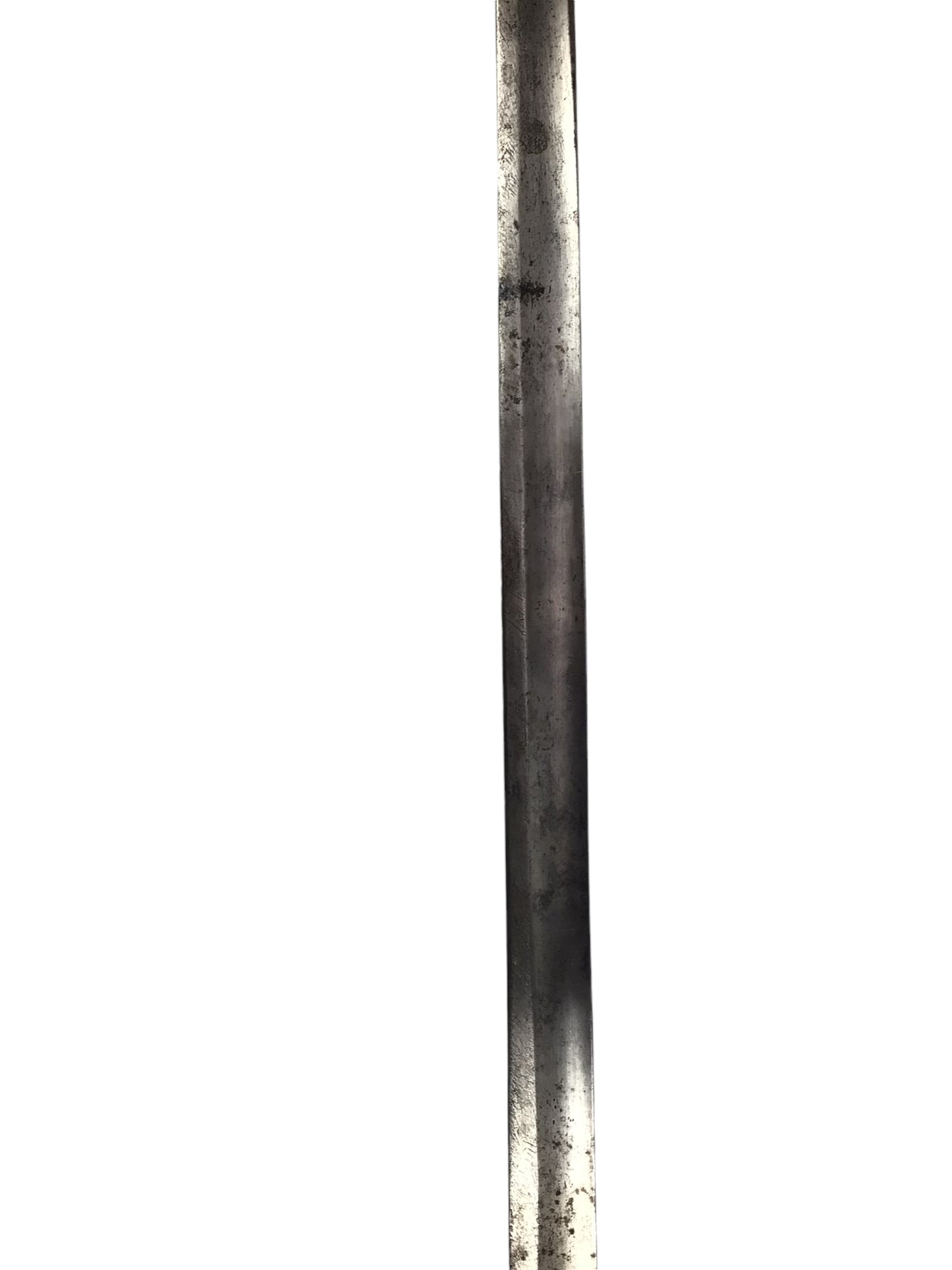 U.S. Rev War Spadroon Sword c.1780–1800 5-Ball Brass Hilt Stamped Blade