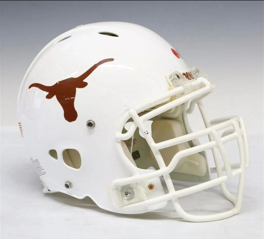 U.T. Longhorns Bowl Championship Series Game Used Helmet Buck Burnette