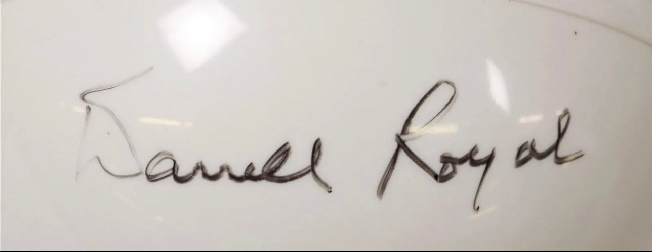 U.T. Longhorns Football Mini Helmet Signed By Darrell Royal