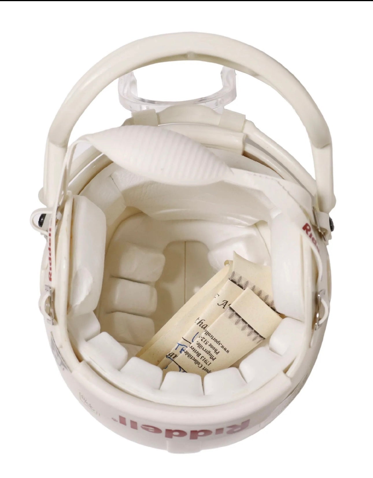 U.T. Longhorns Football Mini Helmet Signed By Darrell Royal