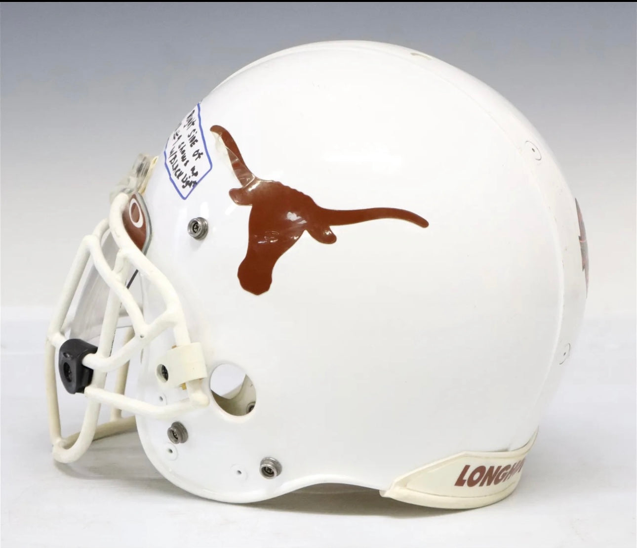 U.T. Longhorns Rose Bowl Game Used Helmet Autographed By Darrell Royal