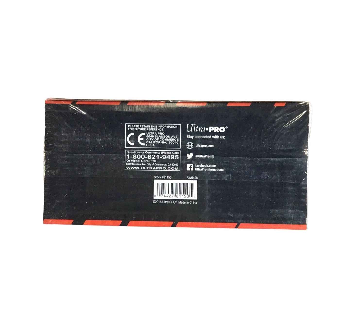 Ultra Pro 1/2" Lip Semi-Rigid Card Holders (200ct) Box for Standard Size Cards