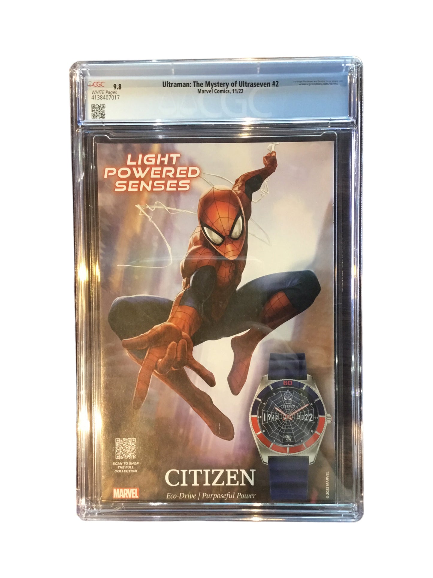 Ultraman: The Mystery of Ultraseven #2 CGC 9.8 - Marvel 2022