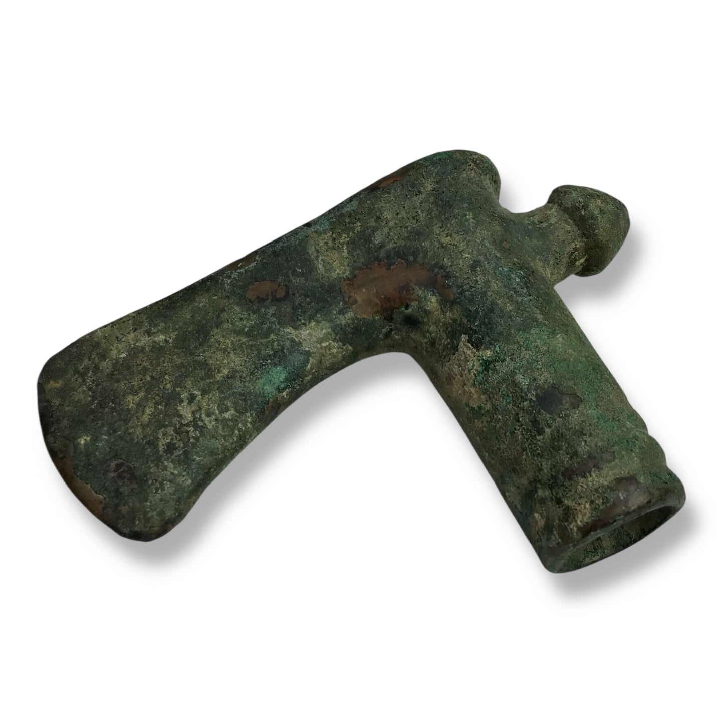 Unique Luristan-Elamite Bronze Axe Head w/ Rear Nub c. 1850-1350 B.C.