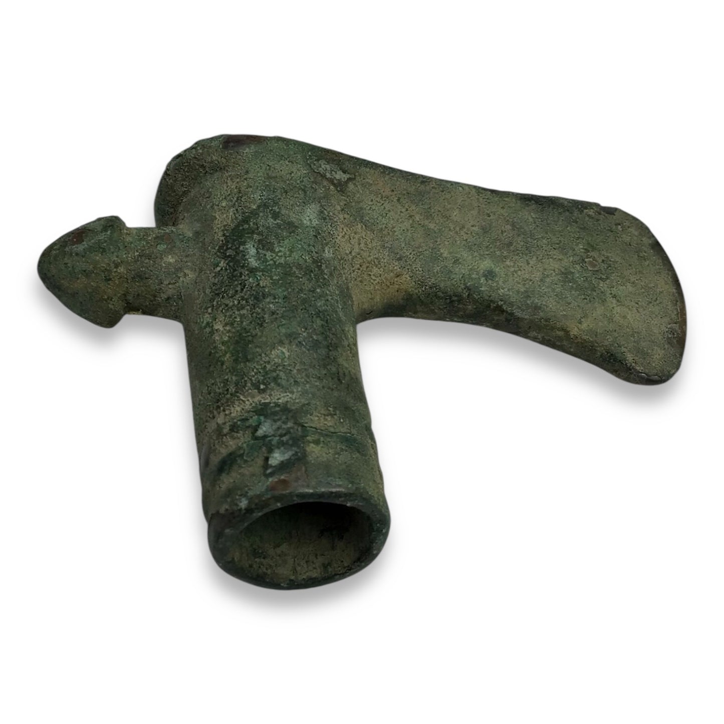Unique Luristan-Elamite Bronze Axe Head w/ Rear Nub c. 1850-1350 B.C.