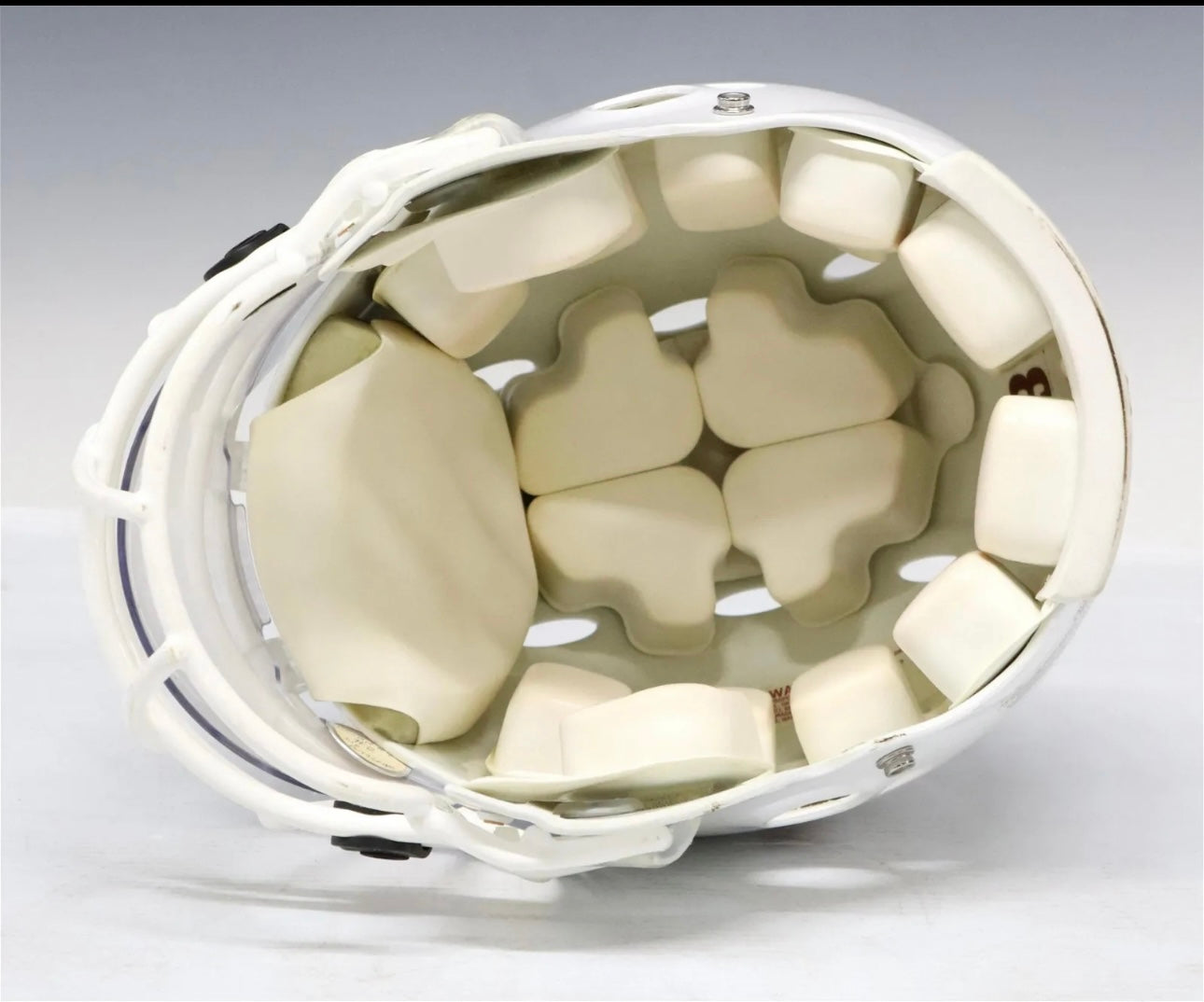 University Of Texas Longhorns Game Used Football Helmet 2005 #2 Brian Carter