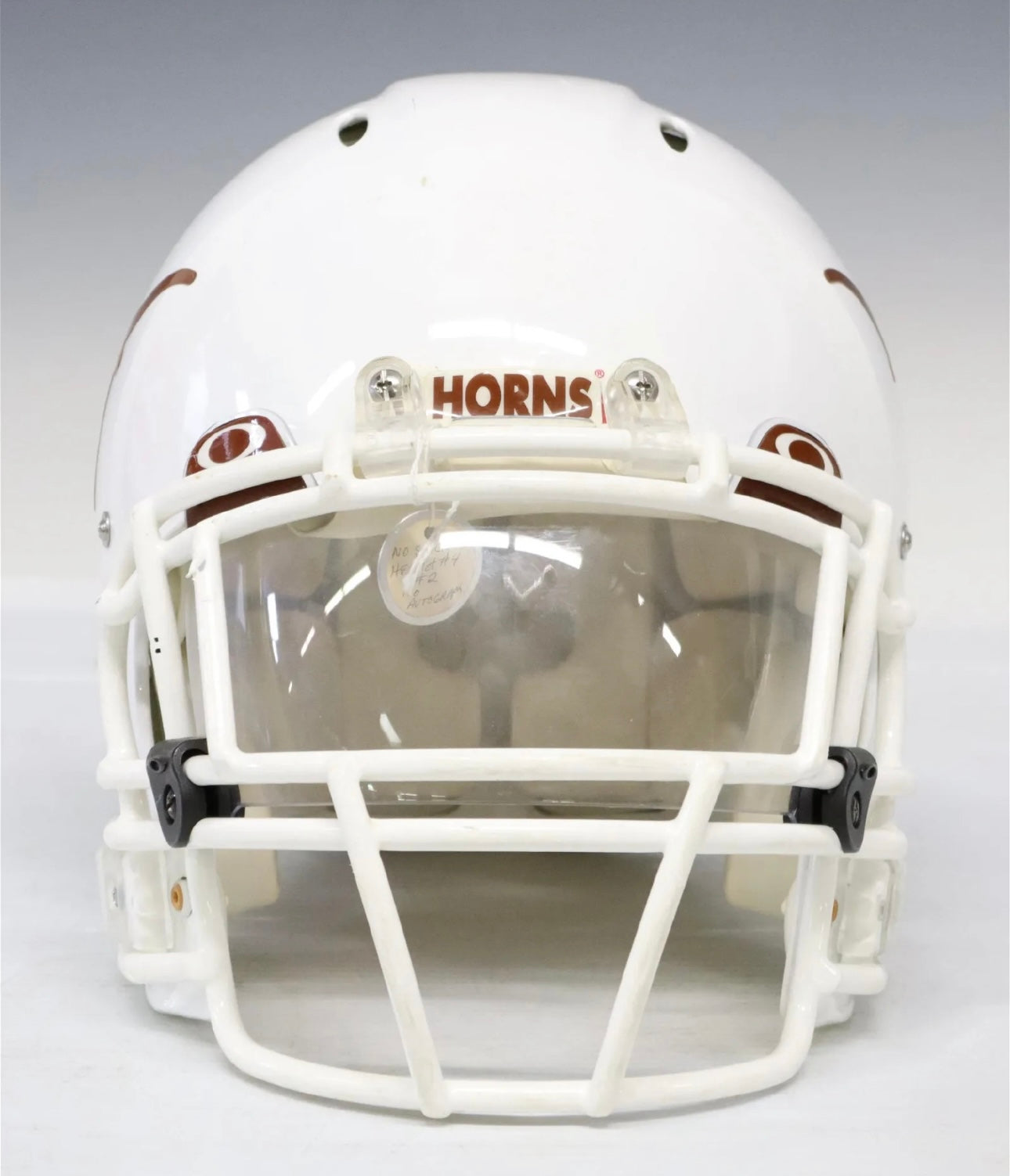 University Of Texas Longhorns Game Used Football Helmet 2005 #2 Brian Carter