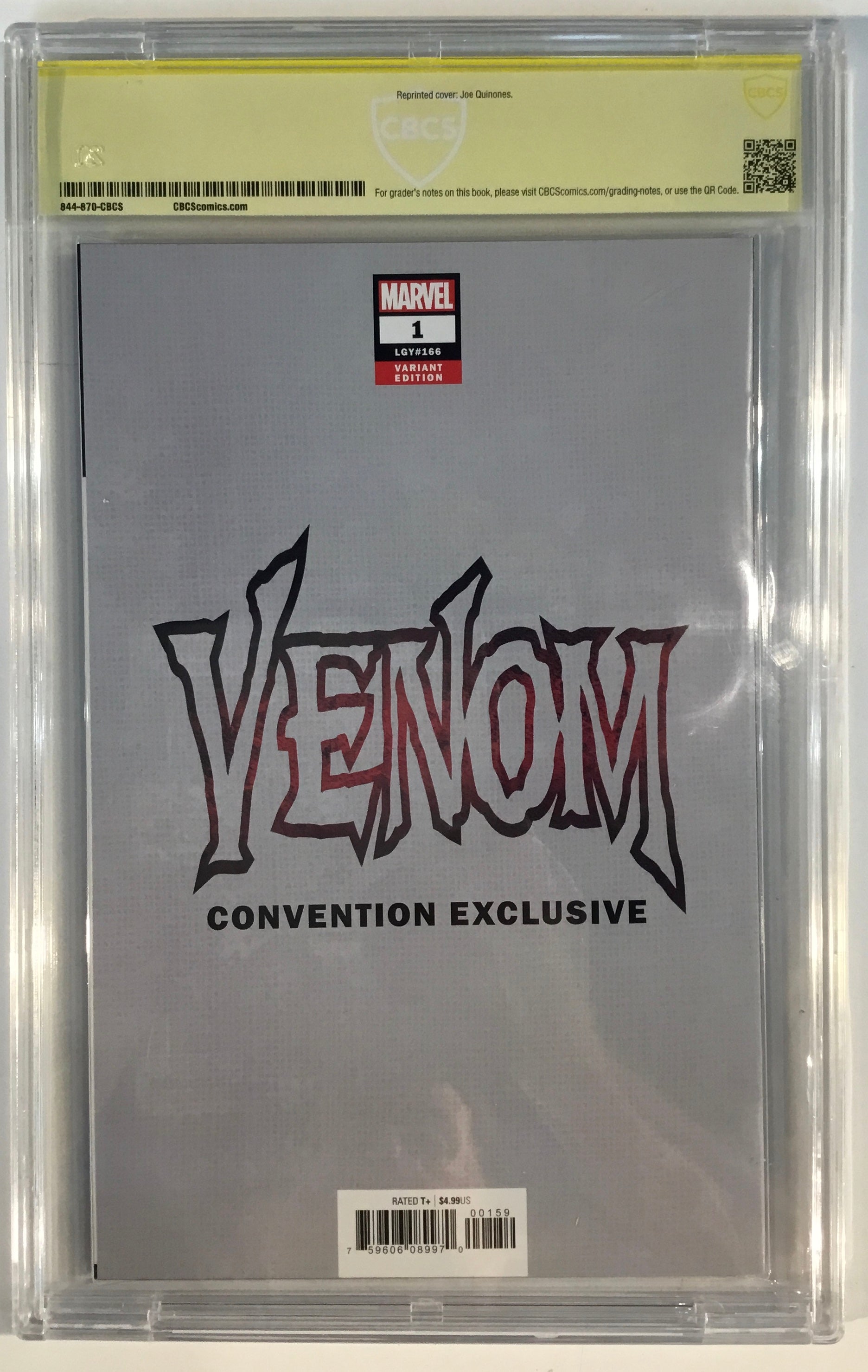 Venom #1 (2018) - Marvel 2018 - CBCS 9.8 - Autographed by Donny Cates