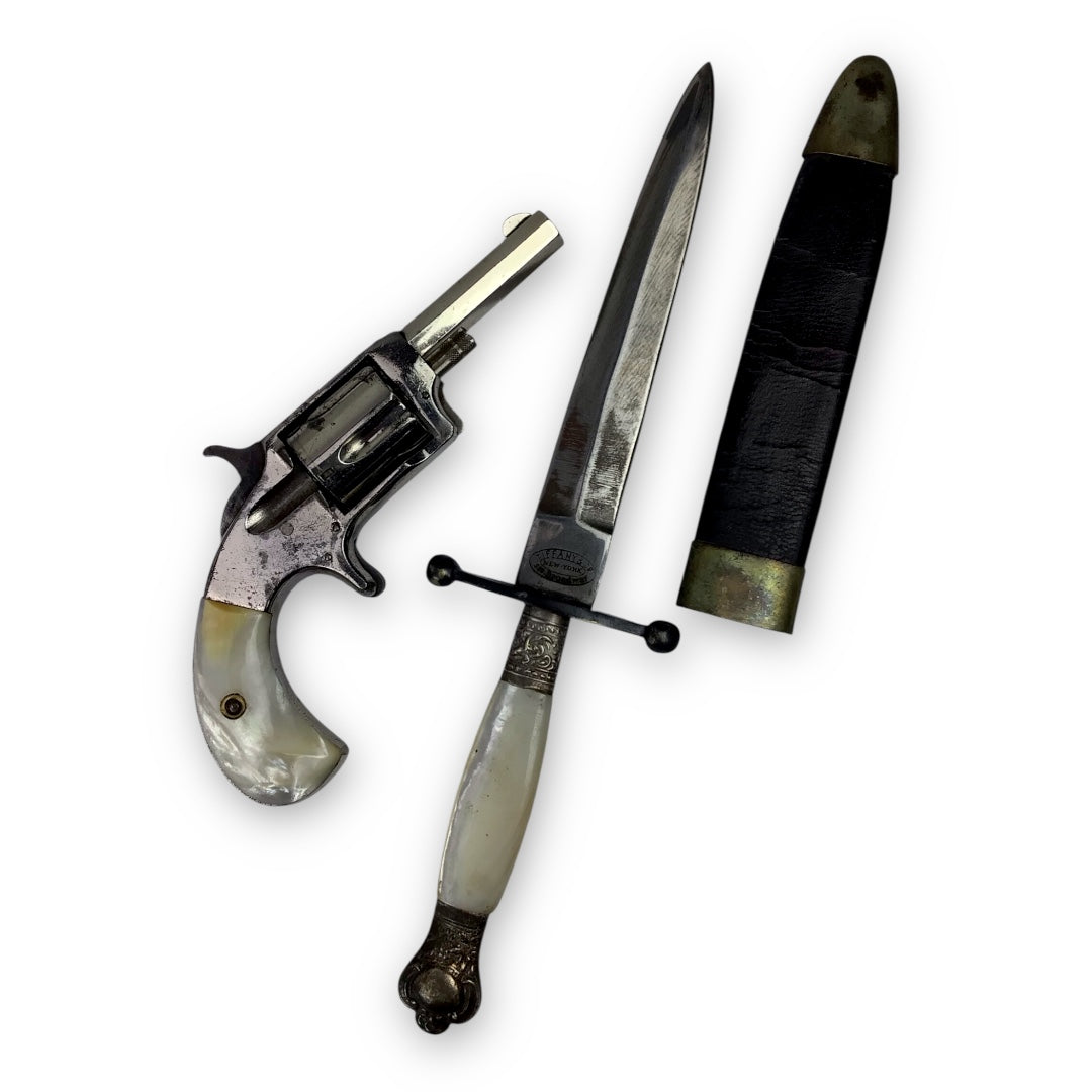 Victorian-Era Prostitute Kit with Revolver and Curios