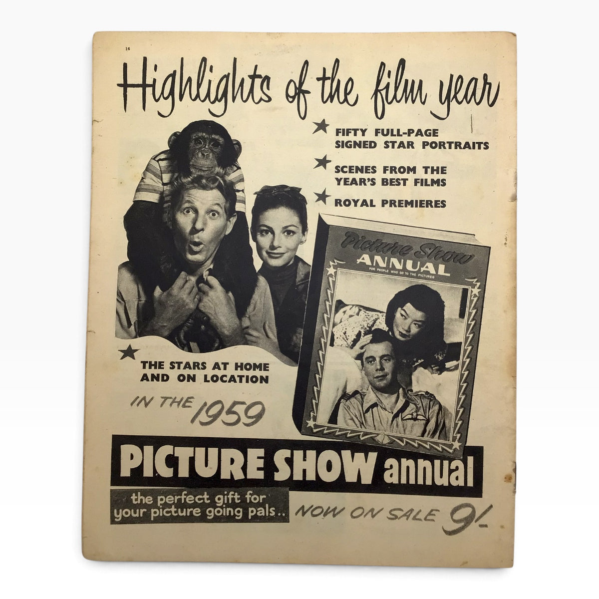 Vintage 1958 Picture Show & Film Pictorial British Film Magazine Set - 20 Issues