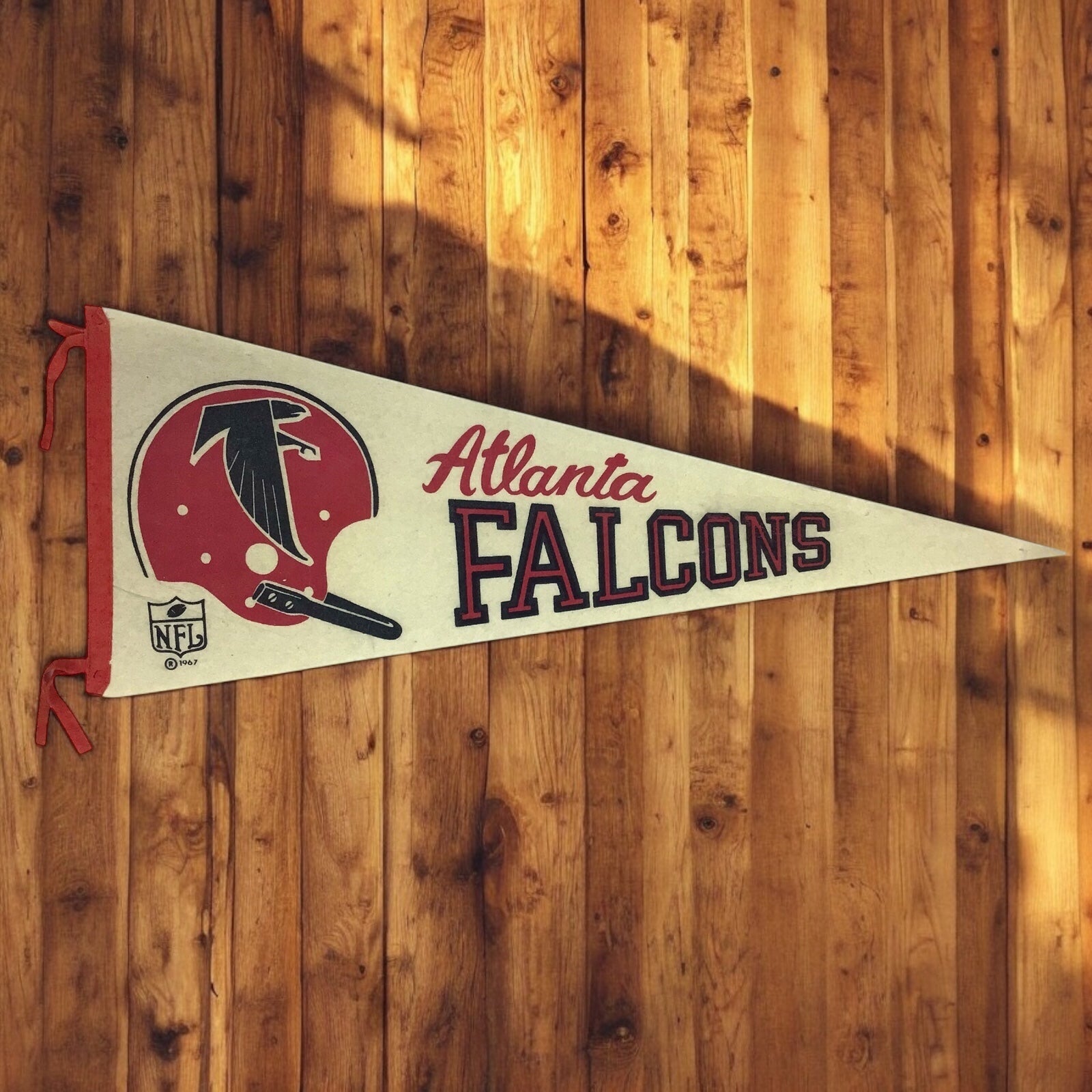 Vintage 1967 Atlanta Falcons Pennant – Retro NFL Single Bar Design