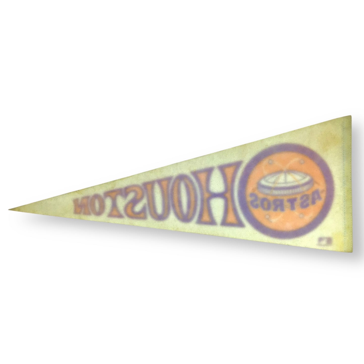 Vintage 1970s Houston Astros Wool Felt Pennant – 30" Early Logo