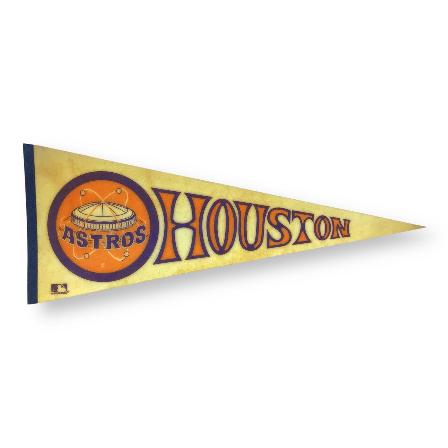 Vintage 1970s Houston Astros Wool Felt Pennant – 30" Early Logo