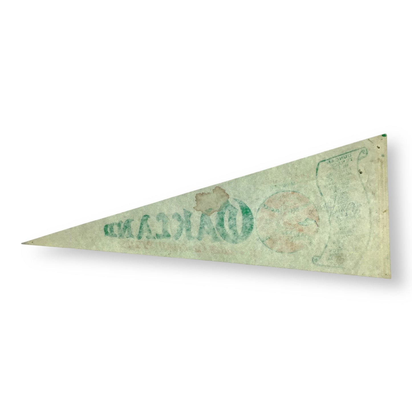 Vintage 1972 Oakland A’s Pennant – World Champions MLB 30” Felt