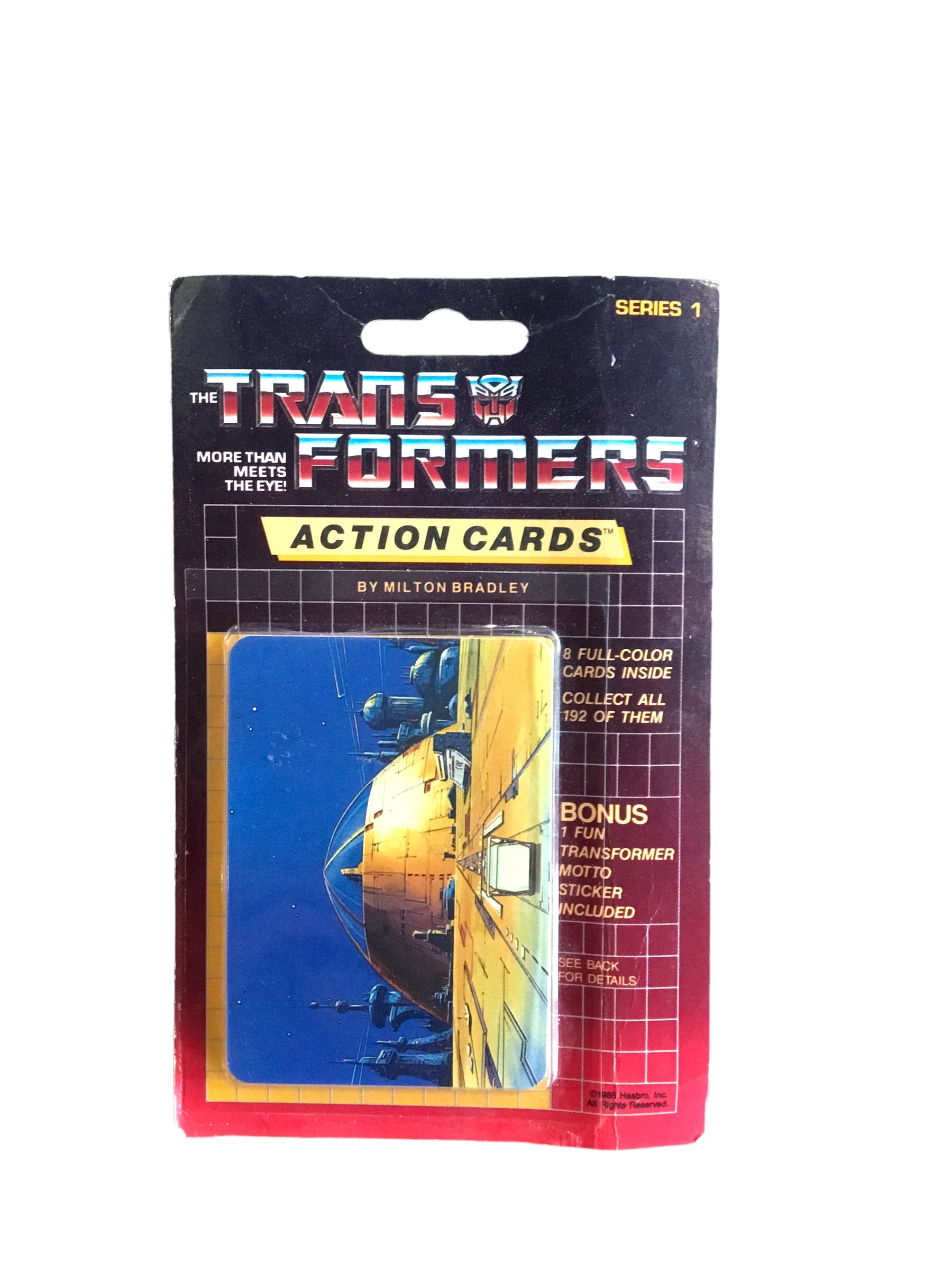 rare transformers cards Vintage 1985 Hasbro Transformers Action Cards Sealed Packs Series 1 Rare