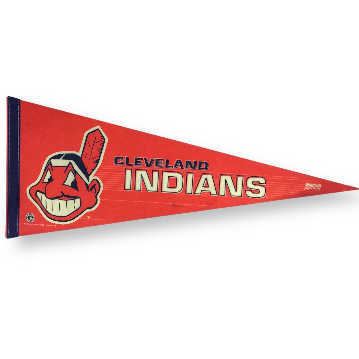 Vintage 2002 Cleveland Indians MLB Pennant – Baseball Collectible