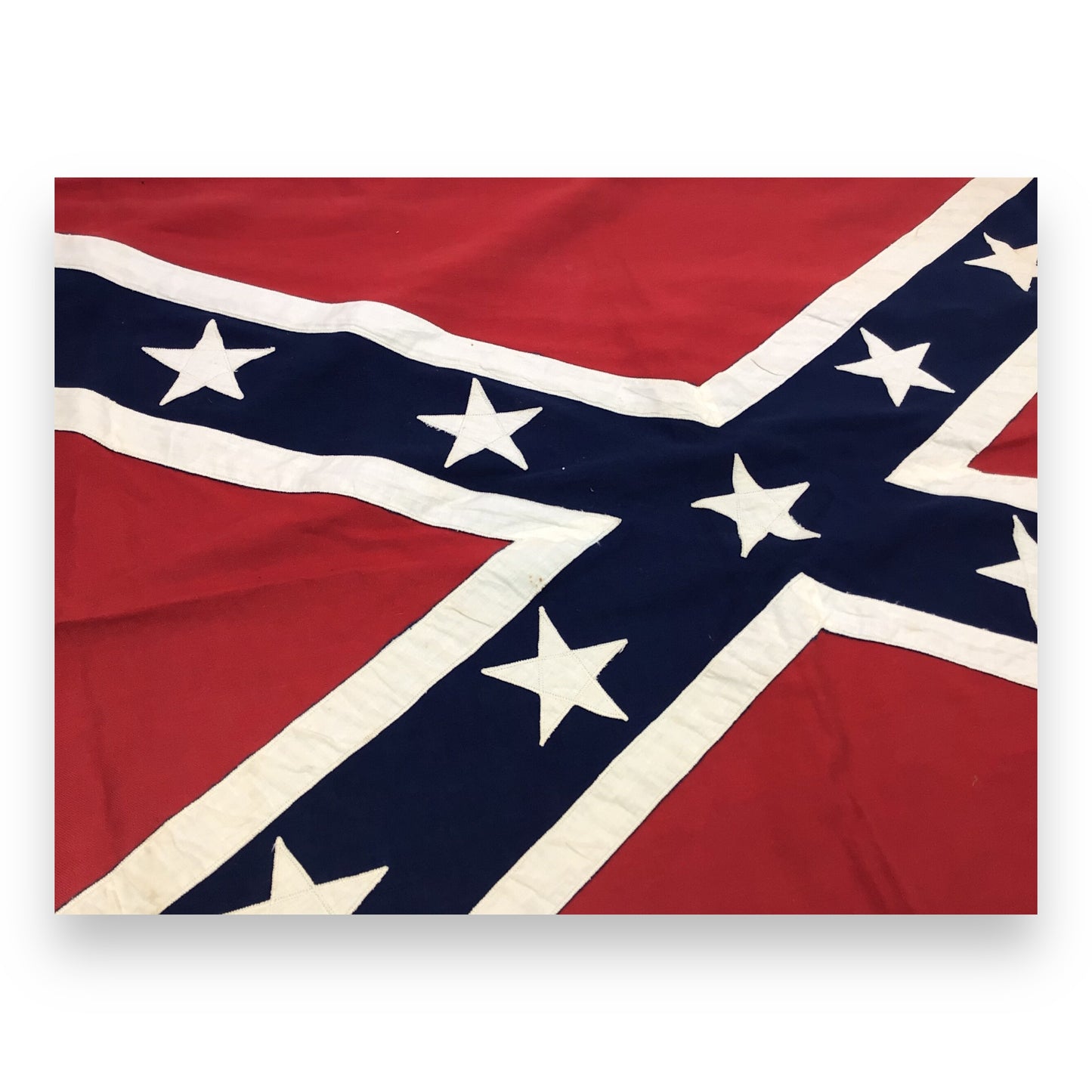 Vintage 20th Century Confederate Civil War Flag – Large Size