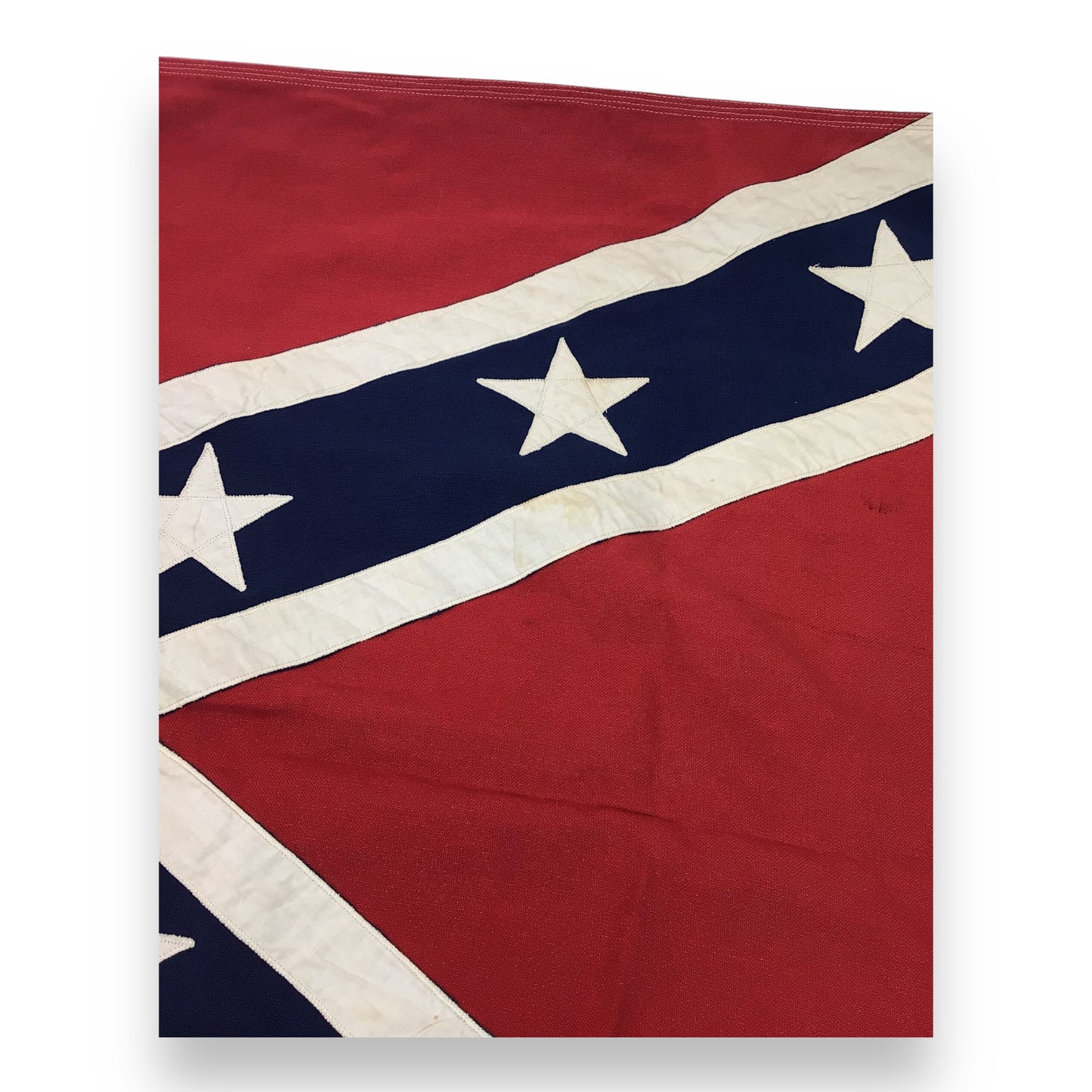 Vintage 20th Century Confederate Civil War Flag – Large Size