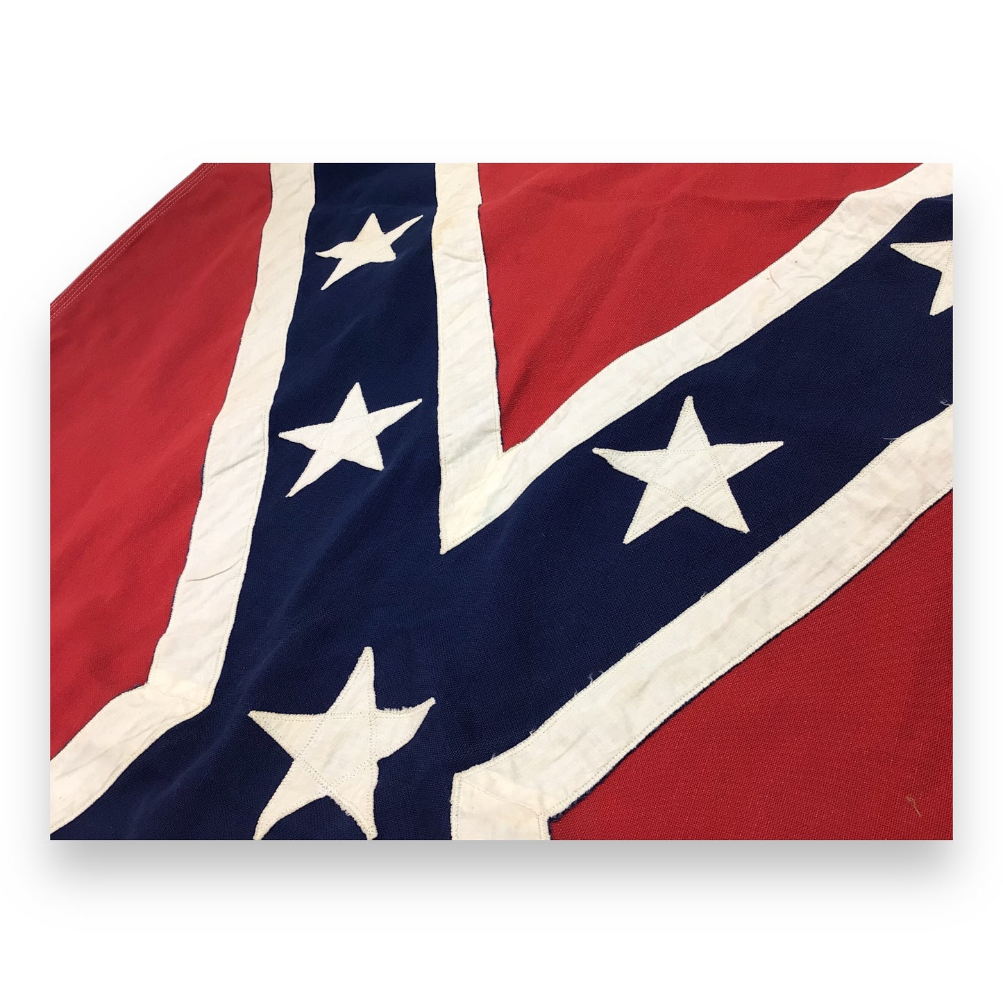 Vintage 20th Century Confederate Civil War Flag – Large Size