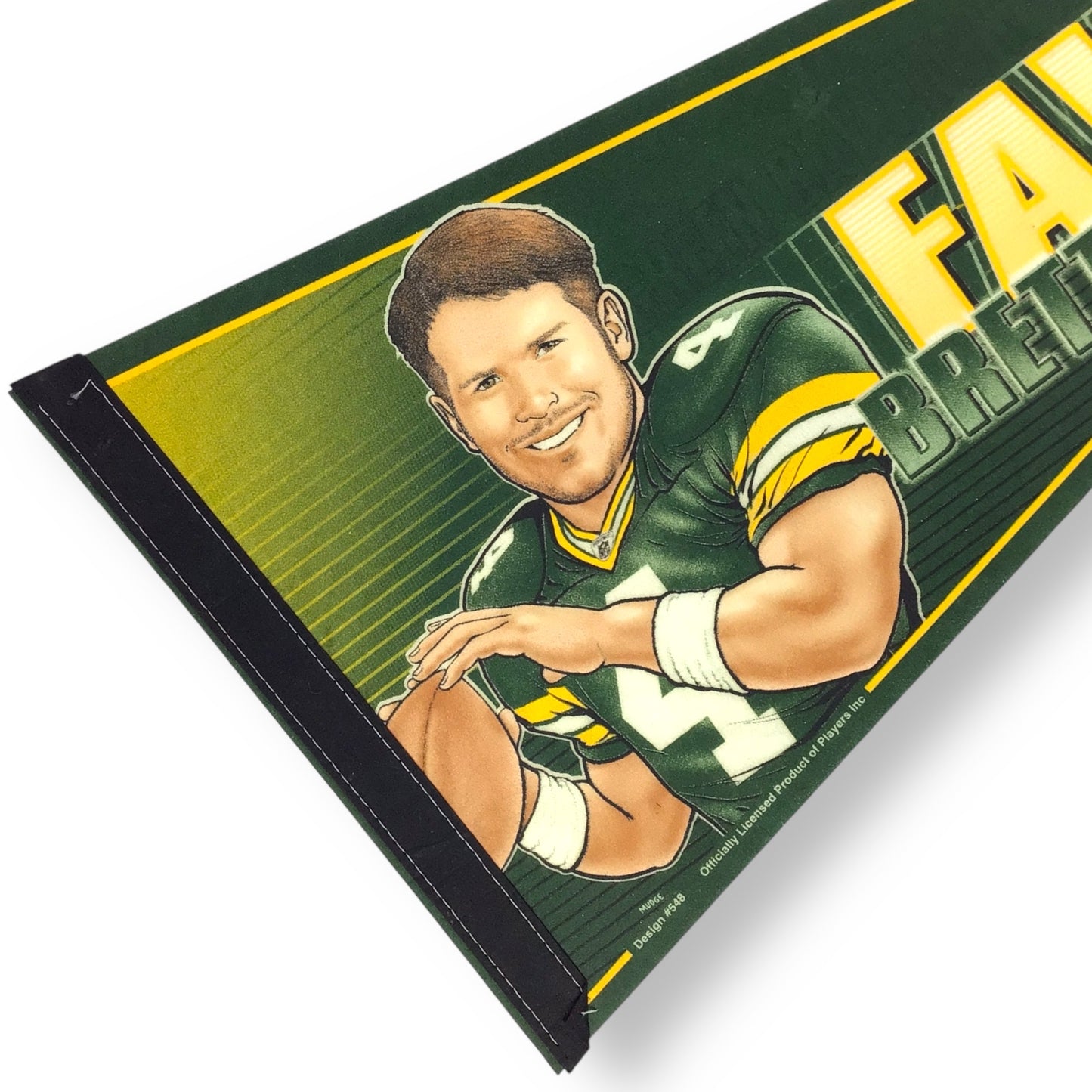 Vintage Brett Favre Green Bay Packers Pennant – Design #548 – Rare Collectible