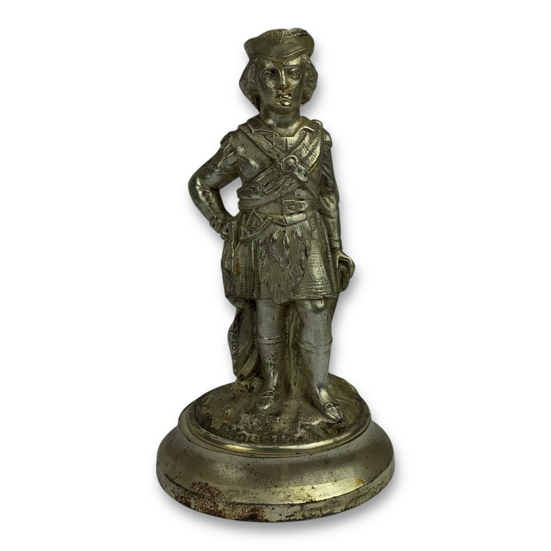 Vintage Metal Figurine of Bonnie Prince Charlie - Scottish Icon