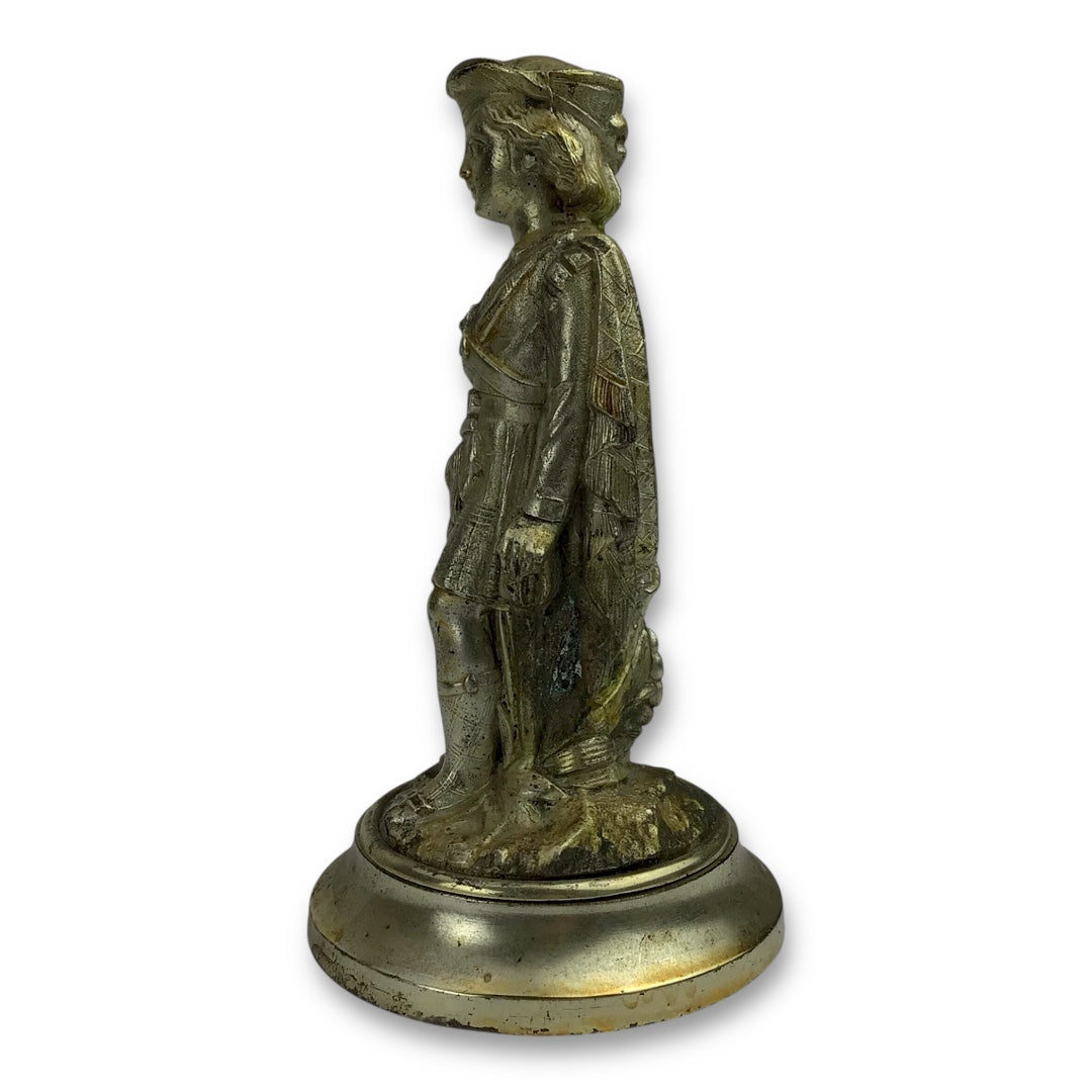Vintage Metal Figurine of Bonnie Prince Charlie - Scottish Icon