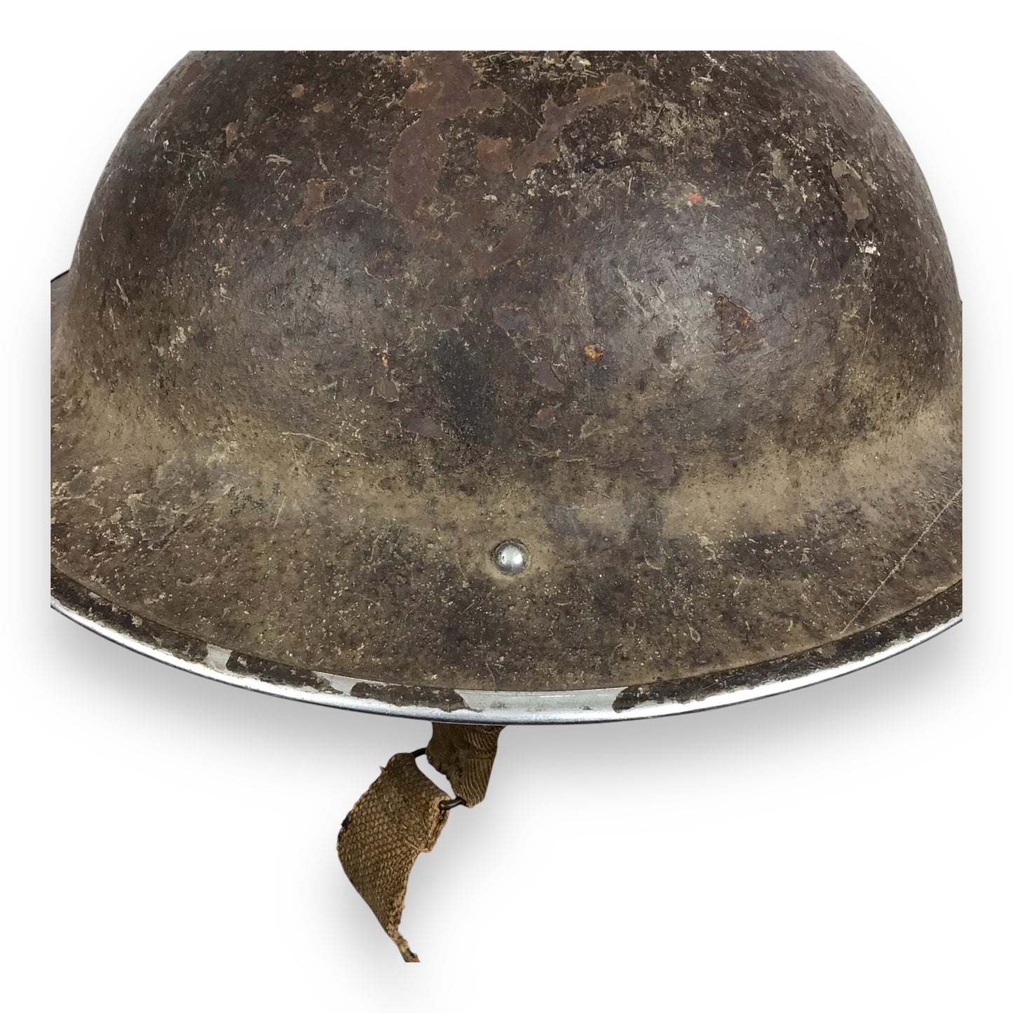 Vintage U.S. M1917A1 “Kelly” Helmet – WWII Era with Partial Liner