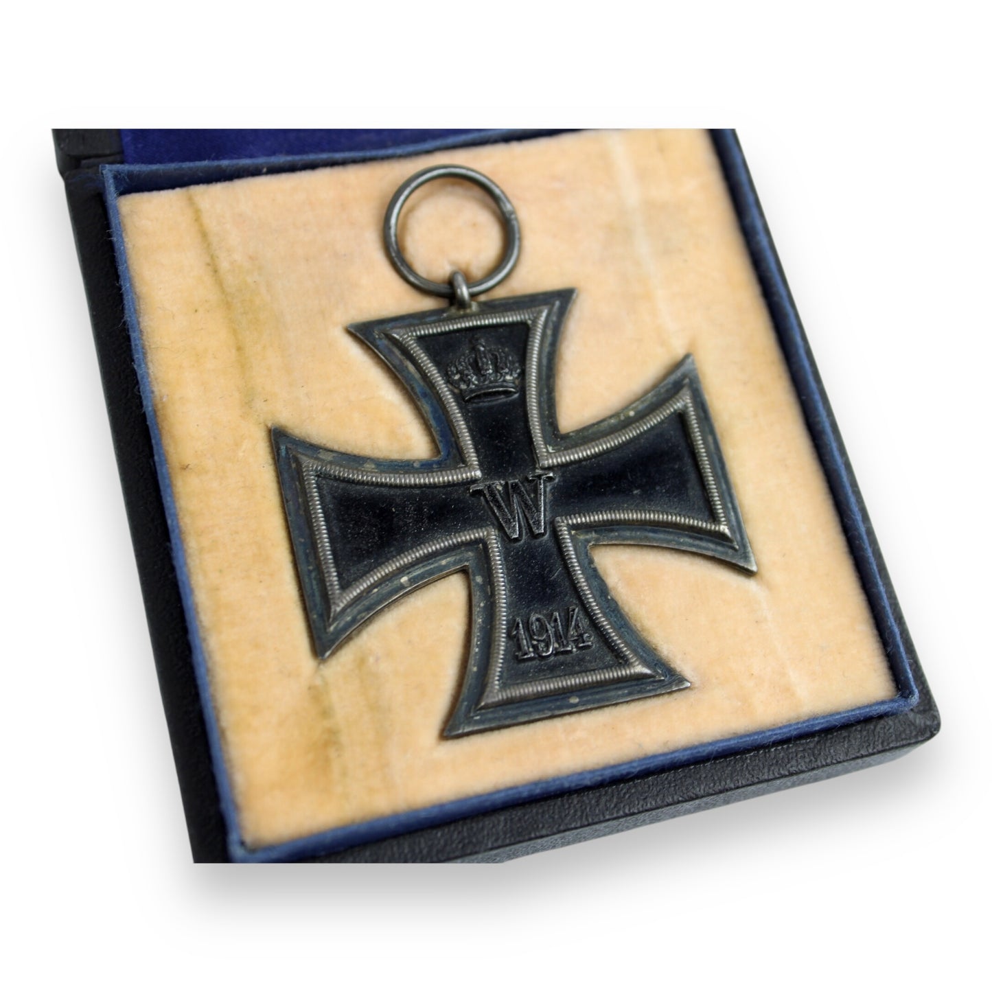 WW1 German Iron Cross 2nd Class Ek2 - Marked Ribbon & Original Case