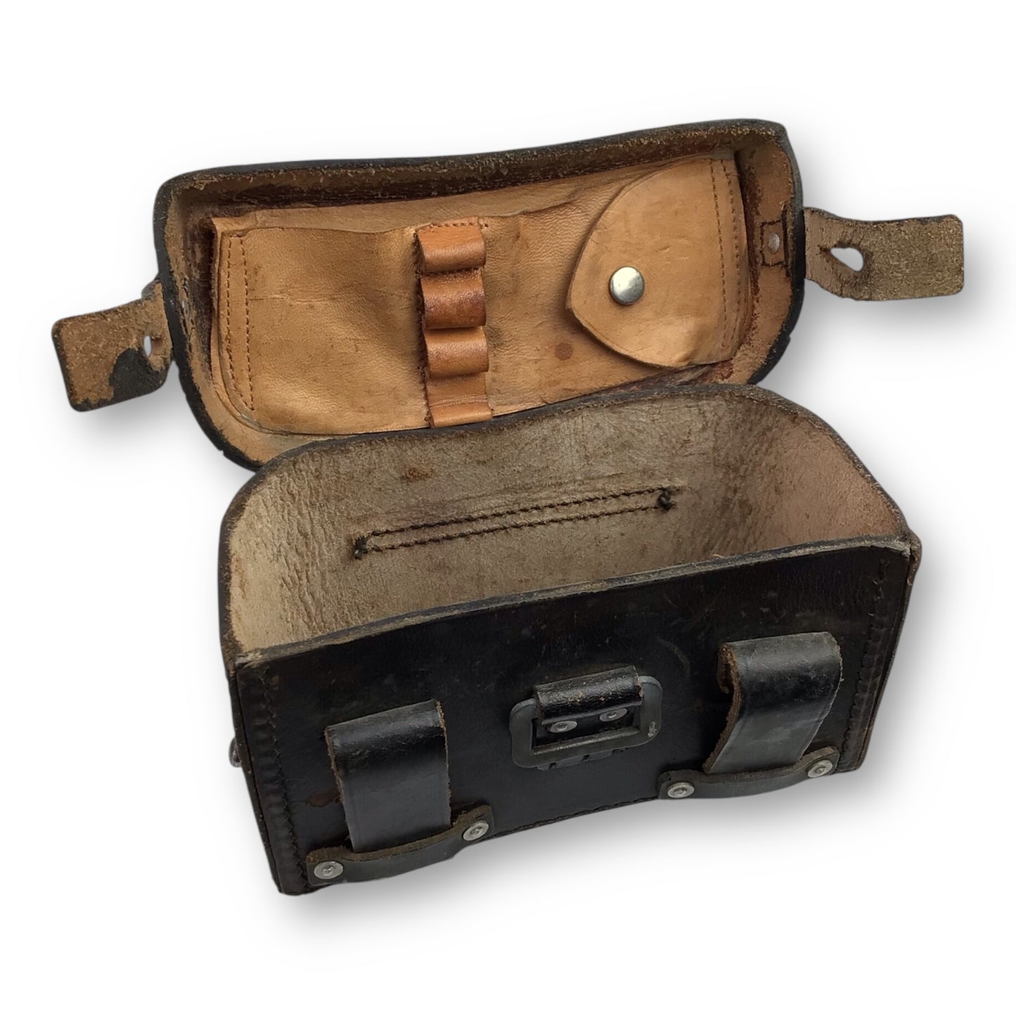 WW2 Hitler Youth Medical Pouch - RZM Marked w/ HJ Diamond Stamping