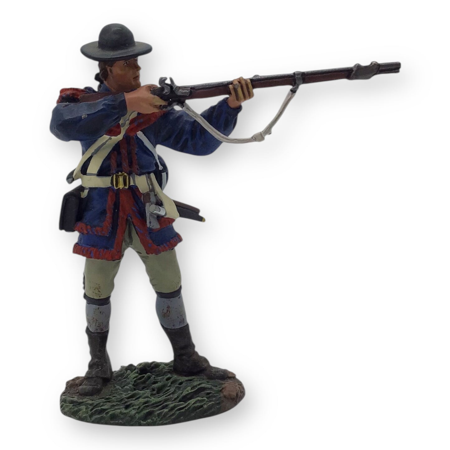 W. Britain 16043 Colonial Militia Standing Firing No.2 – 1:30 Scale Metal Figure