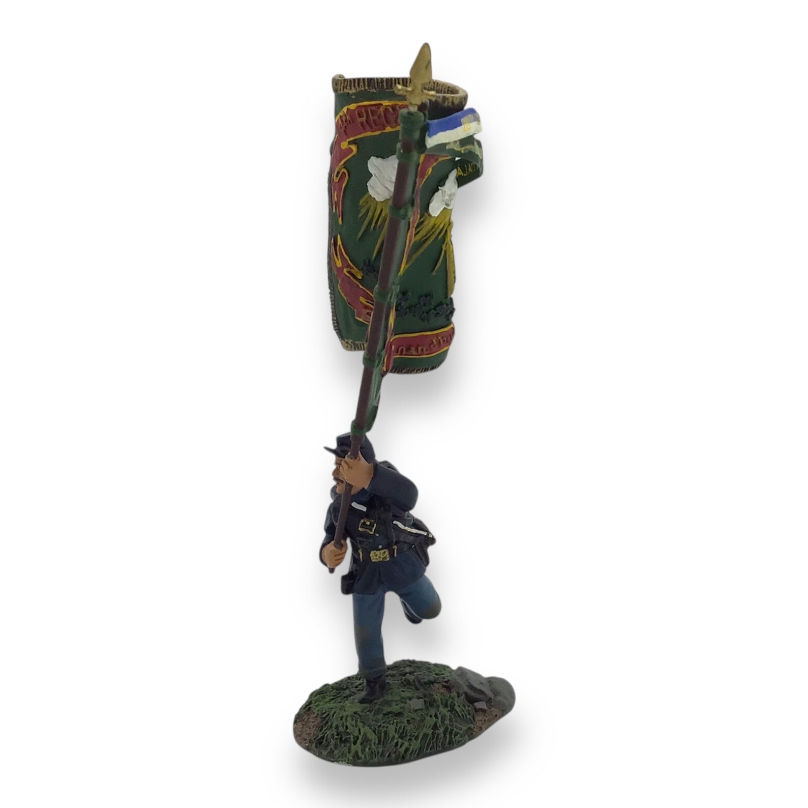 W. Britain 31093 Union 28th MA Irish Brigade Flagbearer 1/30 Scale Metal Figure