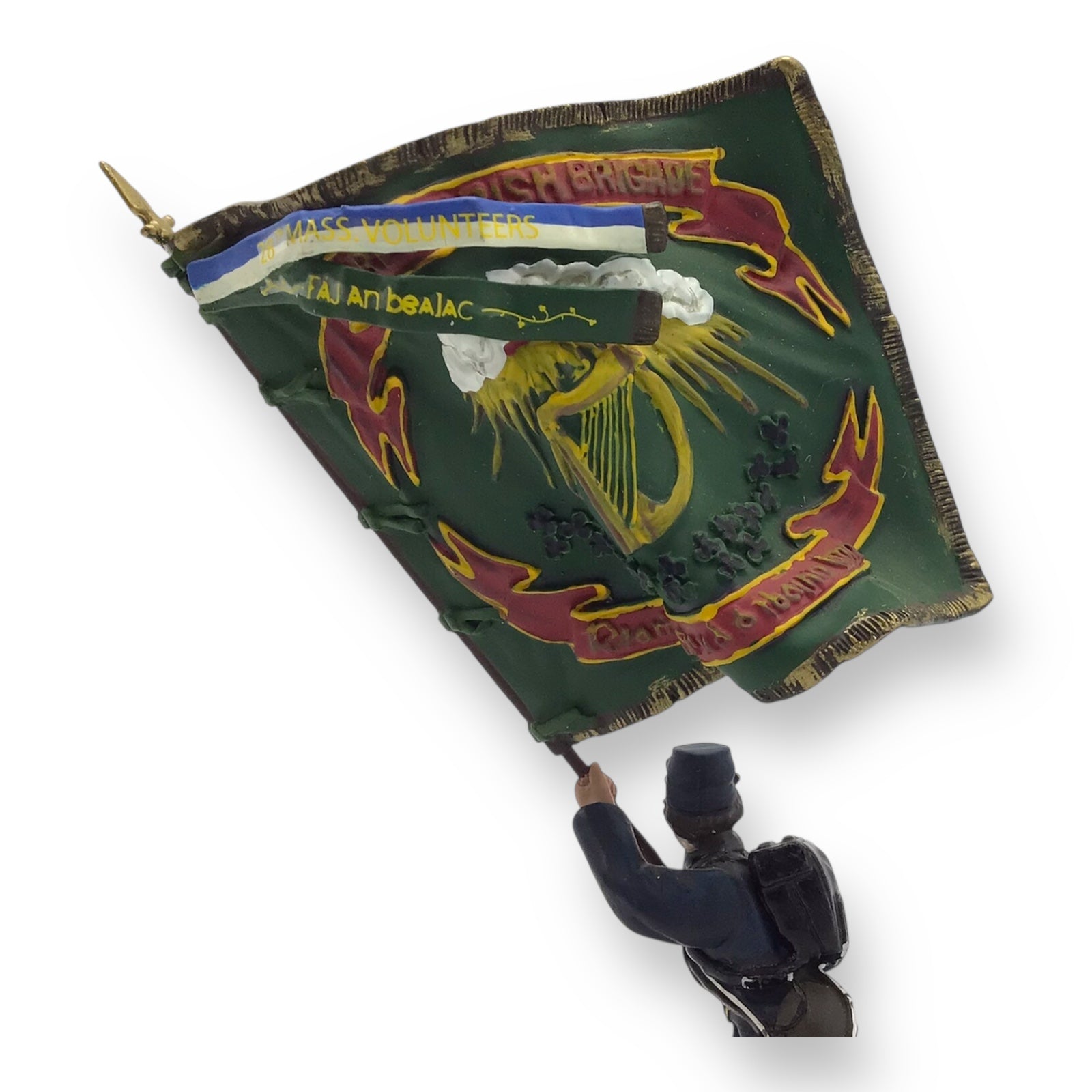 W. Britain 31093 Union 28th MA Irish Brigade Flagbearer 1/30 Scale Metal Figure