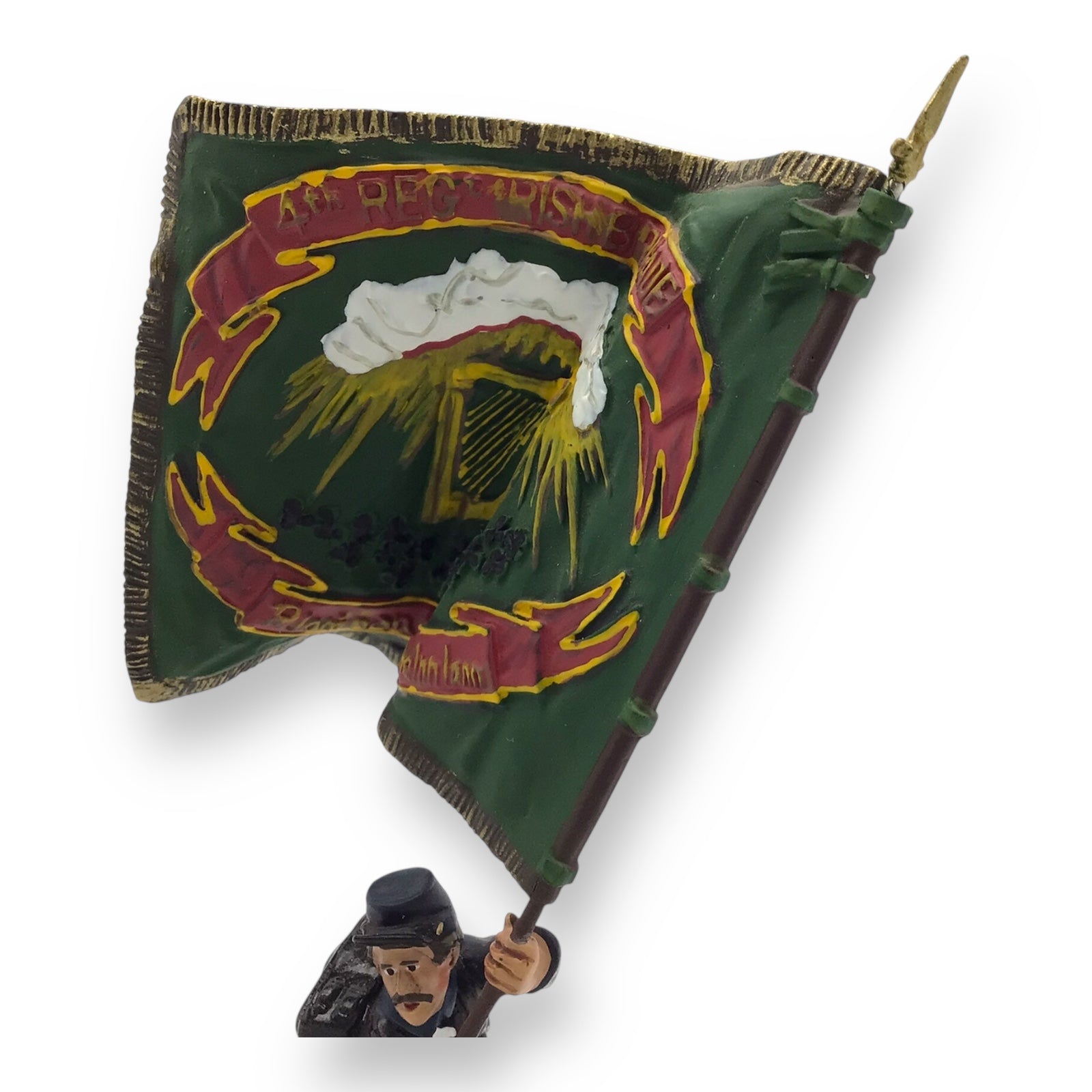 W. Britain 31093 Union 28th MA Irish Brigade Flagbearer 1/30 Scale Metal Figure