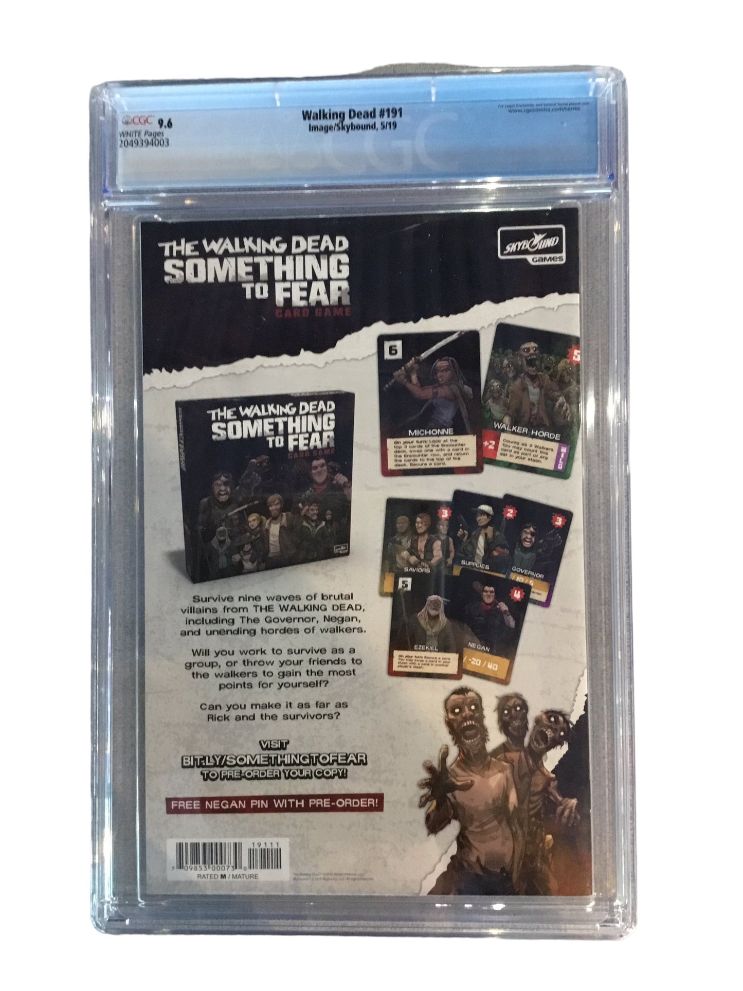 Walking Dead #191 - by Robert Kirkman & Charlie Adlard - IMAGE 2019 - CGC 9.6 (NM+)