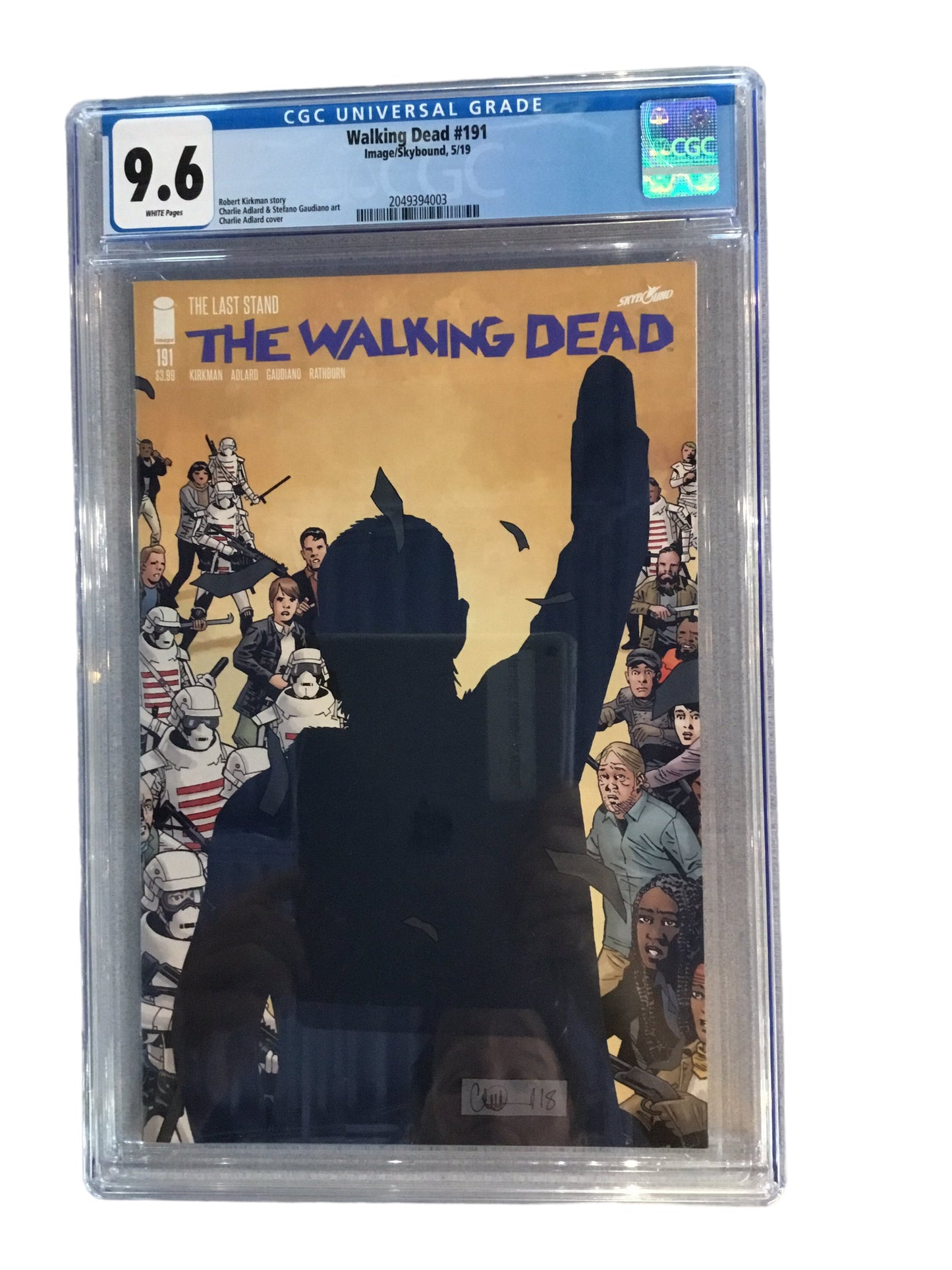 Walking Dead #191 - by Robert Kirkman & Charlie Adlard - IMAGE 2019 - CGC 9.6 (NM+)