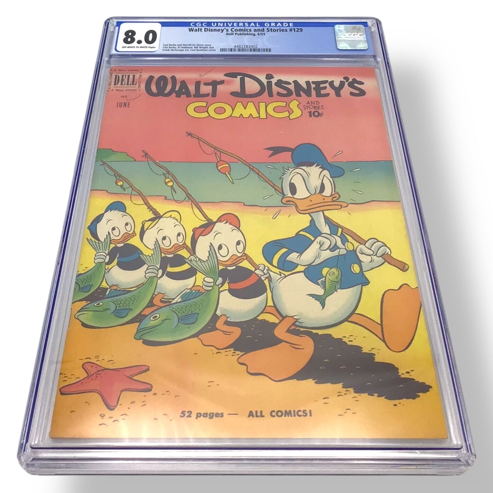 Walt Disney's Comics and Stories #129 | June 1951 | Dell Publishing | CGC 8.0