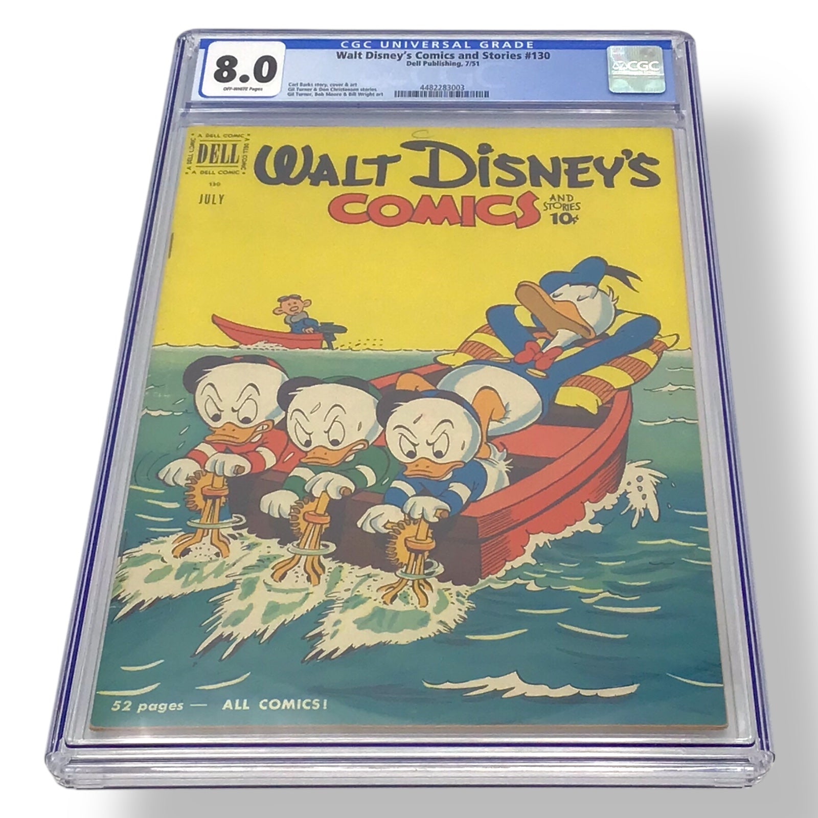 Walt Disney's Comics and Stories #130 | July 1951 | Dell Publishing | CGC 8.0