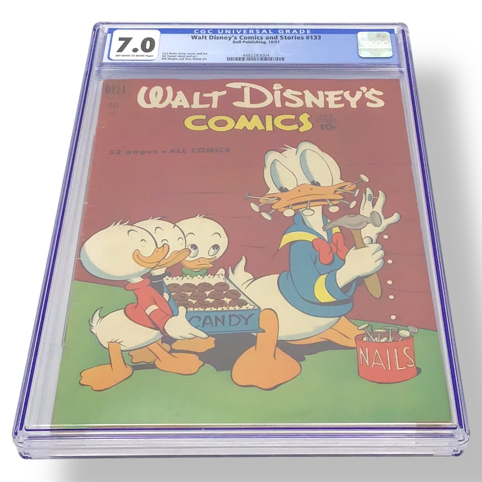 Walt Disney's Comics and Stories #133 | October 1951 | Dell Publishing | CGC 7.0