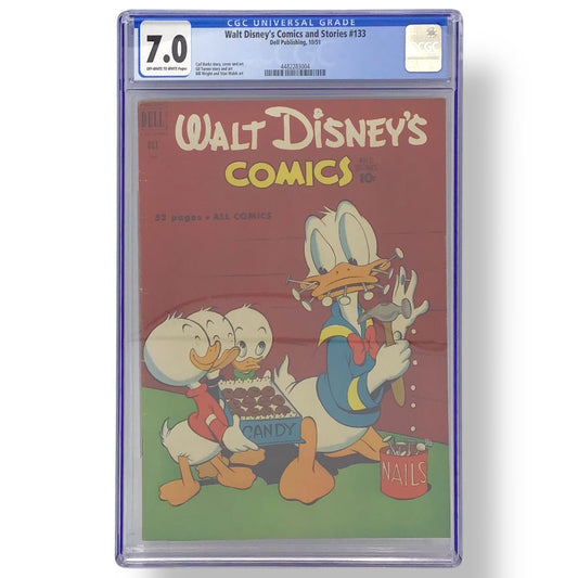 Walt Disney's Comics and Stories #133 | October 1951 | Dell Publishing | CGC 7.0