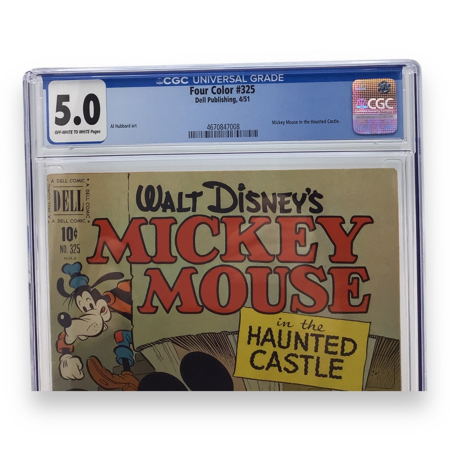 Walt Disney's Mickey Mouse in the Haunted Castle #325 - CGC Graded
