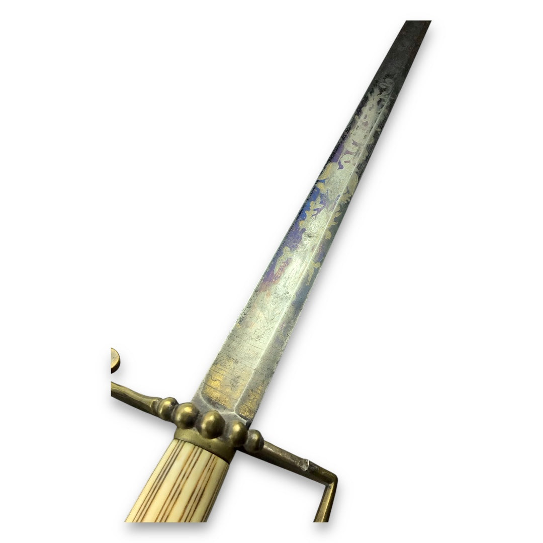 War of 1812 American Eaglehead Officer's Sword - Ornate Blade Design