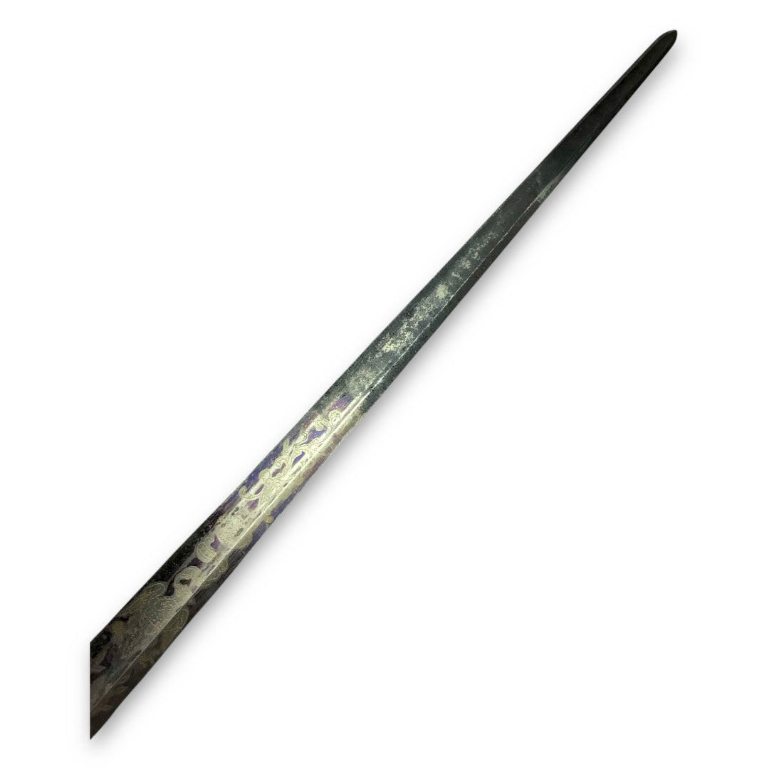 War of 1812 American Eaglehead Officer's Sword - Ornate Blade Design