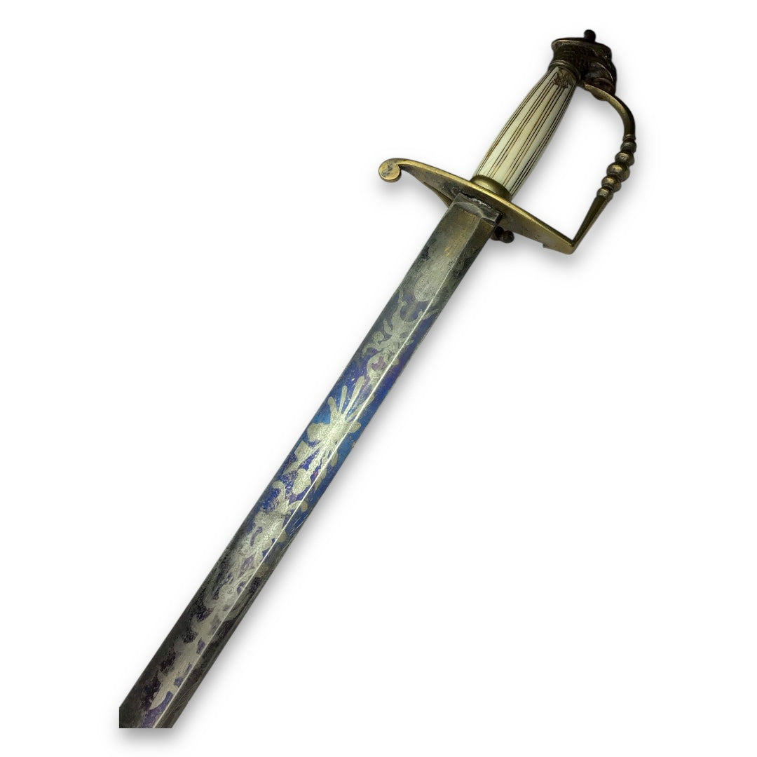 War of 1812 American Eaglehead Officer's Sword - Ornate Blade Design