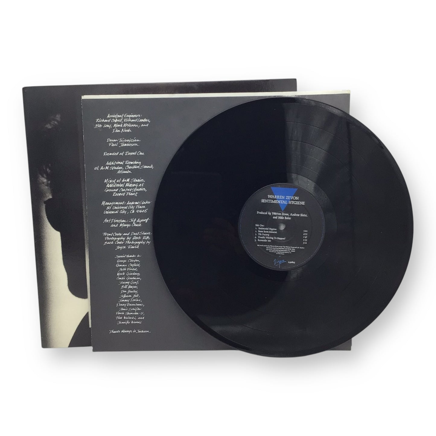 Warren Zevon – Sentimental Hygiene Vinyl LP | Preowned 1987 Rock