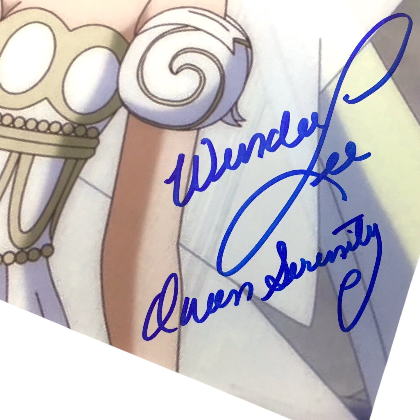 Wendee Lee Signed 8x10 Sailor Moon Queen Serenity Photo (Beckett Certified)