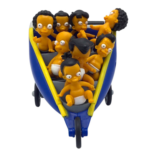 World of Springfield The Simpsons Octuplets Series 15 Playmates, Loose